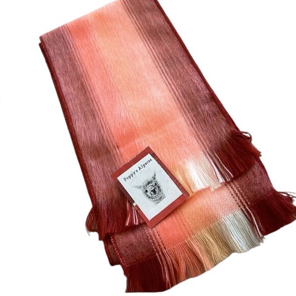 Beautiful alpaca scarf from Ecuador so soft and warm! - Picture 1 of 8